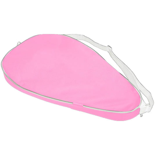 Ragetorc Funda para Palas de Pádel con Cierre de Cremallera, Impermeable, Correa Ajustable, Resistente a Arañazos y Acolchado Interior Protector (Rosa)