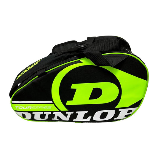 Dunlop Paletero de pádel Tour Intro Negro/Amarillo Flúor, Bolsa, Adultos Unisex, Mediano