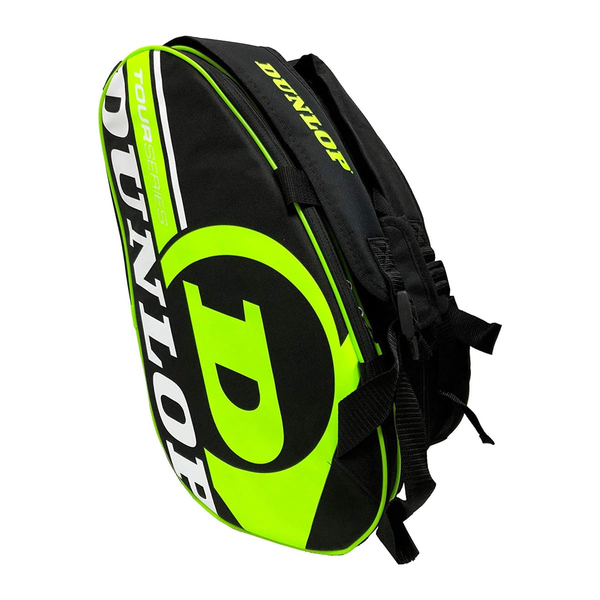 Dunlop Paletero de pádel Tour Intro Negro/Amarillo Flúor, Bolsa, Adultos Unisex, Mediano