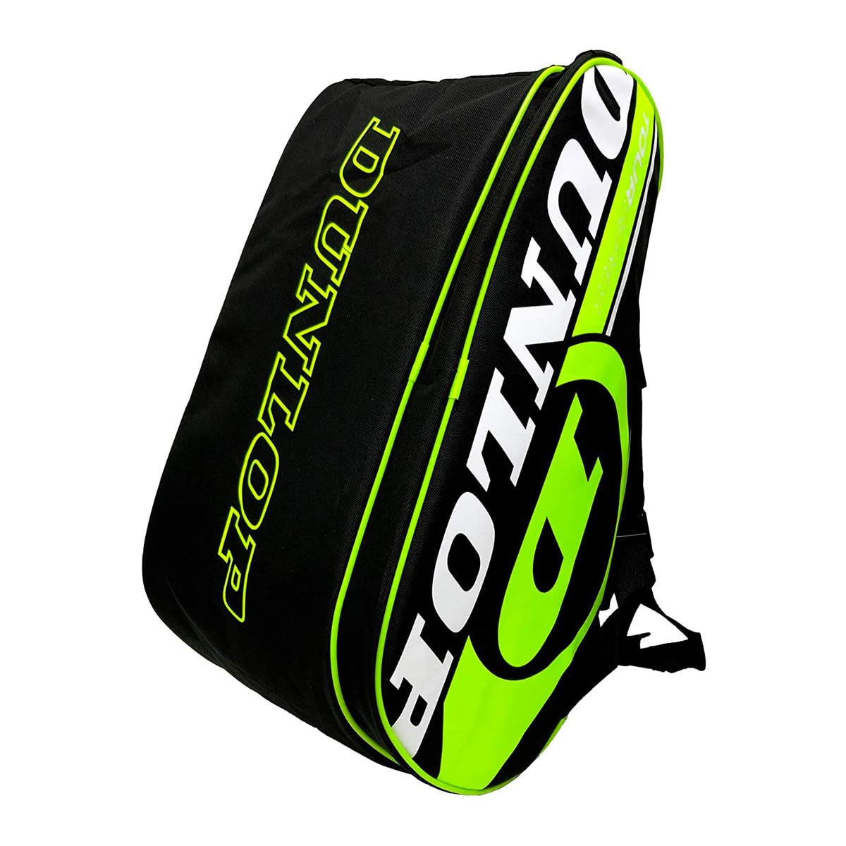 Dunlop Paletero de pádel Tour Intro Negro/Amarillo Flúor, Bolsa, Adultos Unisex, Mediano